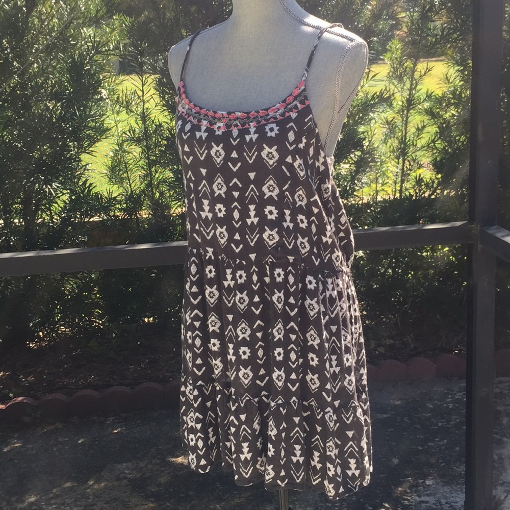 Body glove coverup spring dress open back tribal